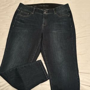 Lane Bryant high rise skinny jeans, sz 18S